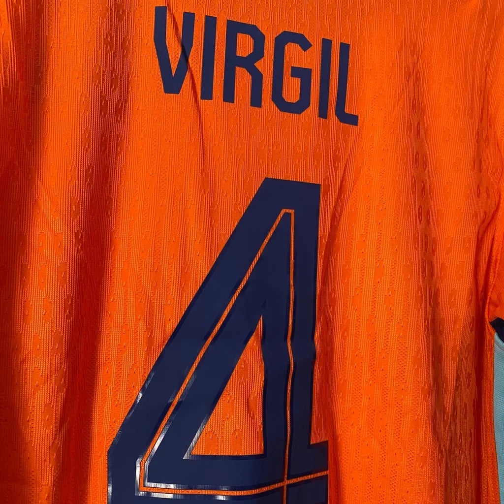 Player Version Netherlands 2024/25 Home Virgil #4