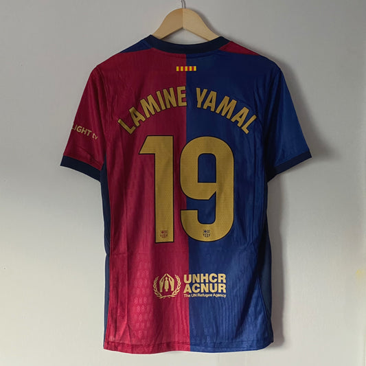 Player Version Barcelona 2024/25 Home Lamine Yamal #19