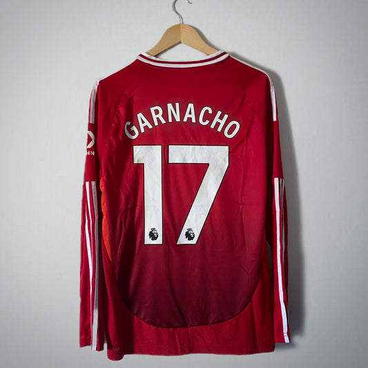 Manchester United 2024/25 Home Long-Sleeve Garnacho #17