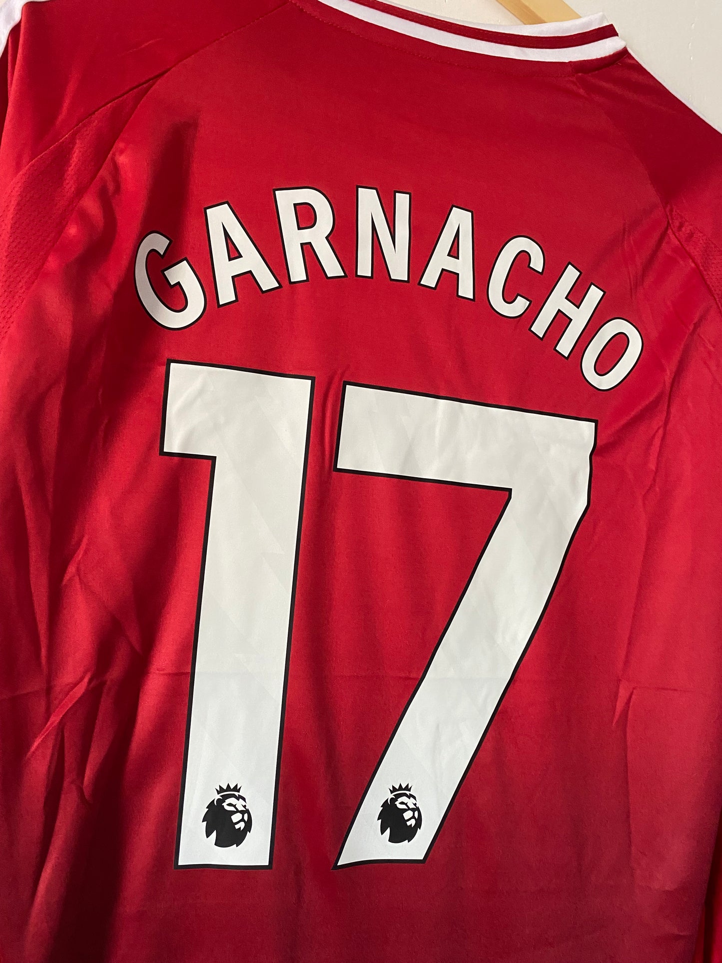 Manchester United 2024/25 Home Long-Sleeve Garnacho #17